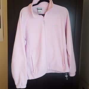 Pink Fleece Columbia Jacket